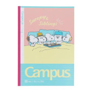 [日本直送] Campus x Peanuts B5 筆記本 6mm (一套5款)