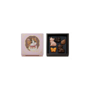 [日本直送] Morozoff x Chocolat na Neko 巧克力 悠然花 5塊, 50g