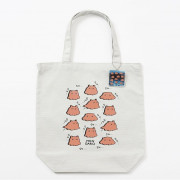 預購24/1新商品~[日本直送] Nagano 長野水族館系列 Tote Bag Mendako (淺灰色)