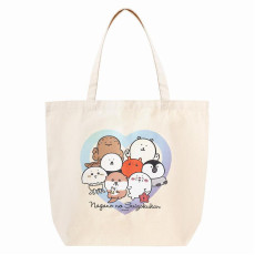 預購24/1新商品~[日本直送] Nagano 長野水族館系列 大Tote Bag （心型）